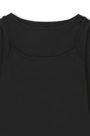 3/4 SLEEVE TOP & TANK LAYERED SET IN BLACK image 17