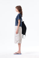 MATIN LOGO RINGER CROP TOP IN NAVY image 16