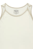 TWIST SHOULDER SLEEVELESS TOP IN CREAM image 3