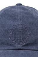 WASHED CIRCLE LOGO BALL CAP IN NAVY image 4
