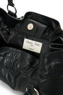 SHIRRING TIE BUCKLE SHOULDER BAG IN BLACK image 5