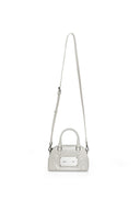 CURVE ZIP MINI BAG IN LIGHT GRAY image 10