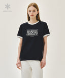 AEROCOOL CRACK CLASSIC LOGO RINGER TEE IN NAVY image 10