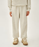 KIDS CLASSIC LOGO SWEAT PANTS IN OATMEAL image 13