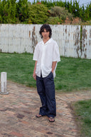 ZIGZAG STITCH POINT SHIRT FOR MEN IN WHITE image 13