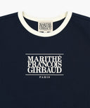 KIDS CLASSIC LOGO RINGER TEE IN NAVY image 3