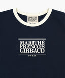 KIDS CLASSIC LOGO RINGER TEE IN NAVY image 8