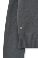 HOOK POINT TWO WAY CROSS CARDIGAN IN GRAY image 4