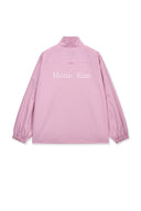 BACK LOGO HIGH NECK JUMPER IN PINK image 14