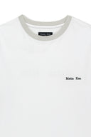 TONAL RIB BACK LOGO TOP FOR MEN IN WHITE image 3