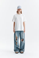 MATIN WAVE PRINTING LOGO TOP IN WHITE image 5