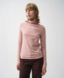 W WARM TOUCH TURTLE NECK LONG SLEEVE  IN PINK image 1