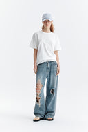 MATIN WAVE PRINTING LOGO TOP IN WHITE image 10
