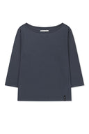 3/4 SLEEVE TOP & TANK LAYERED SET IN SMOKE BLUE image 2