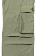 STRING NYLON CARGO PANTS IN KHAKI image 16