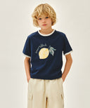 KIDS CITRON RINGER TEE IN BLUE image 11