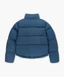 W DENIM CROP DOWN JACKET IN BLUE image 19