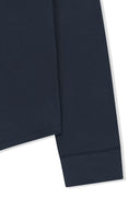 ASYMMETRIC BUTTON CLOSURE TOP IN NAVY image 4