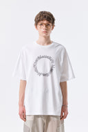 MATIN KIM CIRCLE LOGO TOP FOR MEN IN WHITE image 15