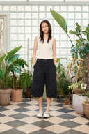 NYLON STRING HALF PANTS IN BLACK image 10
