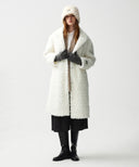 W NU WEEK FAUX FUR COAT  IN IVORY image 1