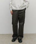 M WASHED CARGO PANTS IN CHARCOAL GREY image 14