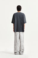 DISTRESSED LOGO TOP IN CHARCOAL GREY image 17