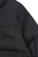 LOGO APPLIQUE GLOSSY DOWN JUMPER FOR MEN IN CHARCOAL GREY image 5