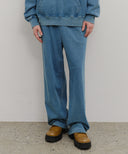 GARMENT DYED SWEAT PANTS IN BLUE image 1