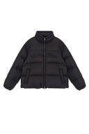 LOGO APPLIQUE GLOSSY DOWN JUMPER FOR MEN IN CHARCOAL GREY image 12