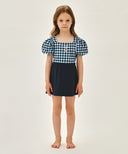 KIDS W CHECK SWIM SUIT IN NAVY image 16