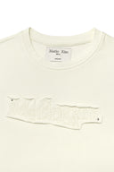 APPLIQUE LOGO PATCH TOP IN CREAM image 3