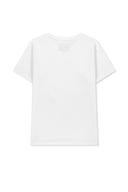 LABEL DETAIL SLIM FIT TOP IN IVORY image 2