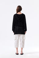 MESH LOGO WRAP MINI SKIRT IN BLACK image 17