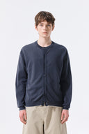 BACK LOGO SHEER CARDIGAN FOR MEN IN CHARCOAL GREY image 13