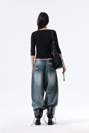 3/4 SLEEVE TOP & TANK LAYERED SET IN BLACK image 9