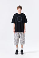 CAMOUFLAGE CARGO BERMUDA PANTS FOR MEN IN GRAY image 6
