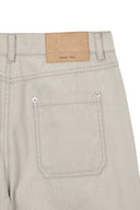SIDE PINTUCK POINT PANTS IN CHARCOAL GREY image 16