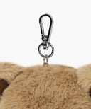 KIDS BEAR POUCH KEYRING IN BEIGE image 3
