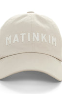 APPLIQUE FELT LOGO BALL CAP IN LIGHT GRAY image 9