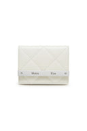 PUFF QUILT WALLET IN IVORY image 6