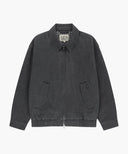 DENIM HARRINGTON JACKET IN GRAY image 6