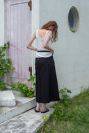 UNBALANCE TUCK SLEEVELESS TOP IN WHITE image 9