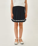 KIDS W MARINE PLEATED SKIRT IN NAVY image 12