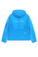 BACK LOGO HOODY WINDBREAKER FOR MEN IN BLUE image 13