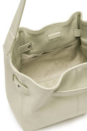 BELTED VOLUNN SMALL BUCKET BAG IN IVORY image 11