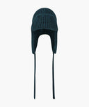 CLASSIC LOGO EARFLAP BEANIE IN TEAL image 8