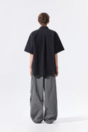 STRAP BELTED PANTS FOR MEN IN CHARCOAL GREY image 19