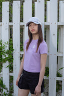 BUBBLY GRAPHIC PRINTING TOP IN LILAC image 20