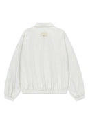 SMALL LOGO COTTON ZIP UP JUMPER IN WHITE image 15